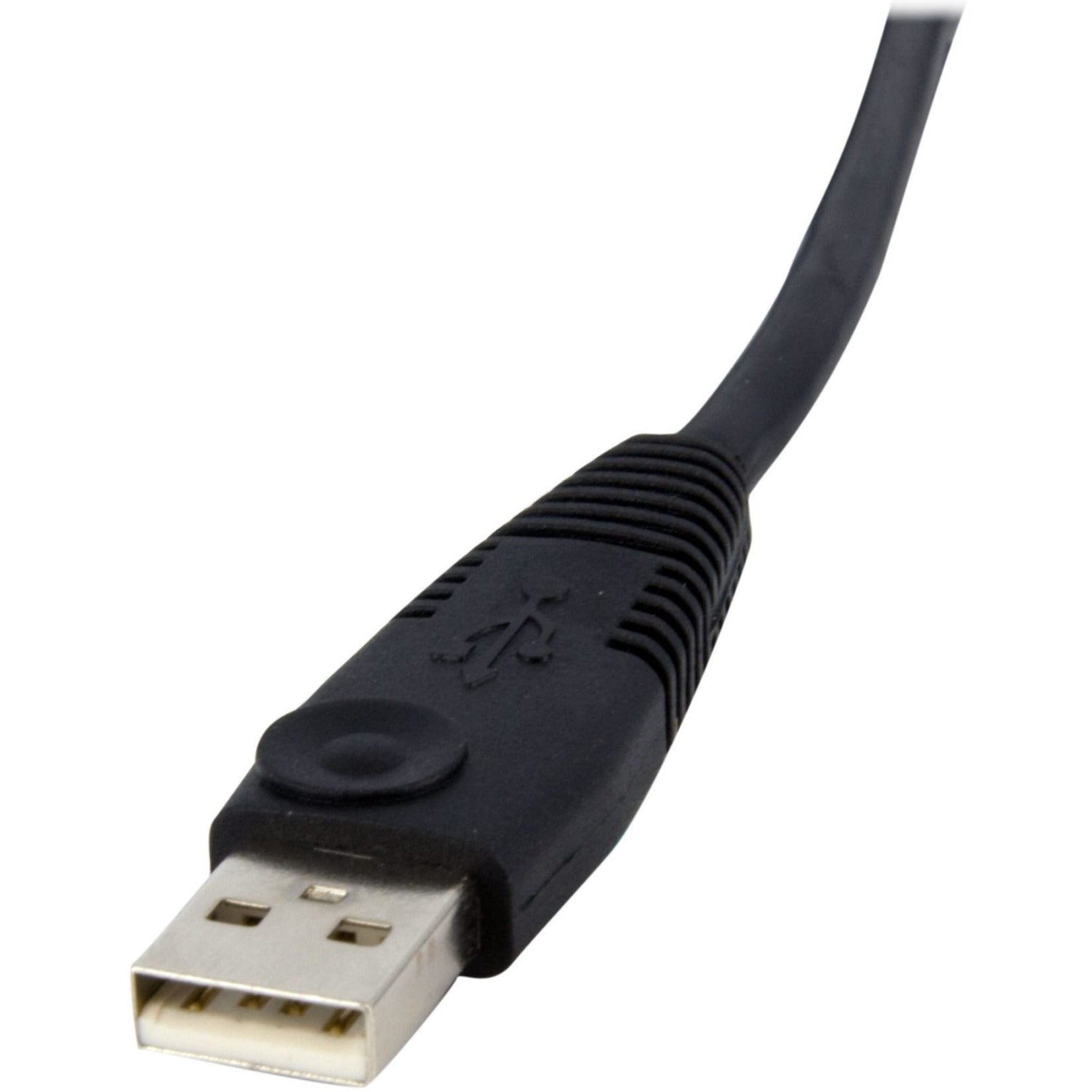 StarTech.com DVID4N1USB6 Câble commutateur KVM DVI-D Dual Link USB 4-en-1 de 6 pieds avec audio et microphone conducteur en cuivre taux de transfert de données de 79 Gbit/s Arrêté