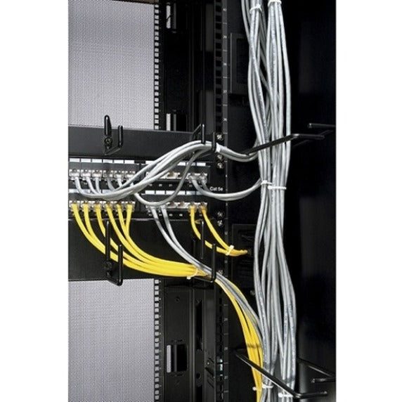 APC AR8425A 1U Organiseur de câbles horizontal Facilite la gestion des câbles avant. Marque: APC