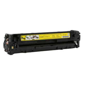 Canon CRG116 genuine yellow toner cartridge showing product details and compatibility information-alternate-image1