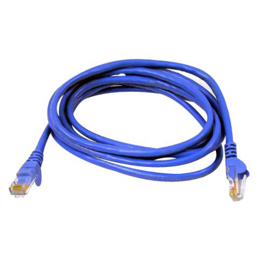 Belkin 10-foot Cat6 network patch cable in blue with molded RJ-45 connectors