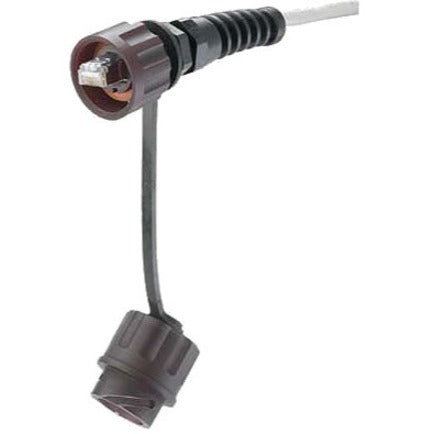 Panduit MPI588T Industrial Copper Connectors, RJ-45 Network Male, Water Resistant, Gold Plated