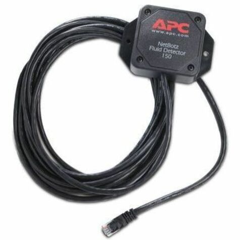 APC NetBotz Spot Fluid Sensor with extended 15-foot black cable and RJ45 connector