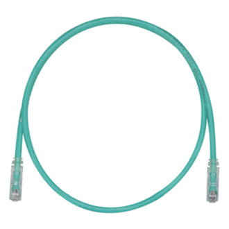 Panduit UTPSP10GRY Cat.6 UTP Patch Cord, 10 ft Network Cable, Snagless, Clear Boot, Green