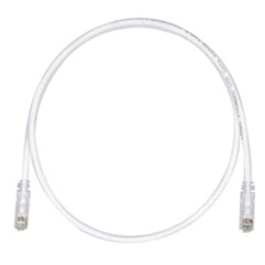 Panduit TX6 PLUS Cat.6 UTP Network Cable, 7ft Patch Cord, Stranded Copper Conductor, Gold Plated RJ-45 Male Connectors, Off White - UTPSP7Y (1 Year Warranty)