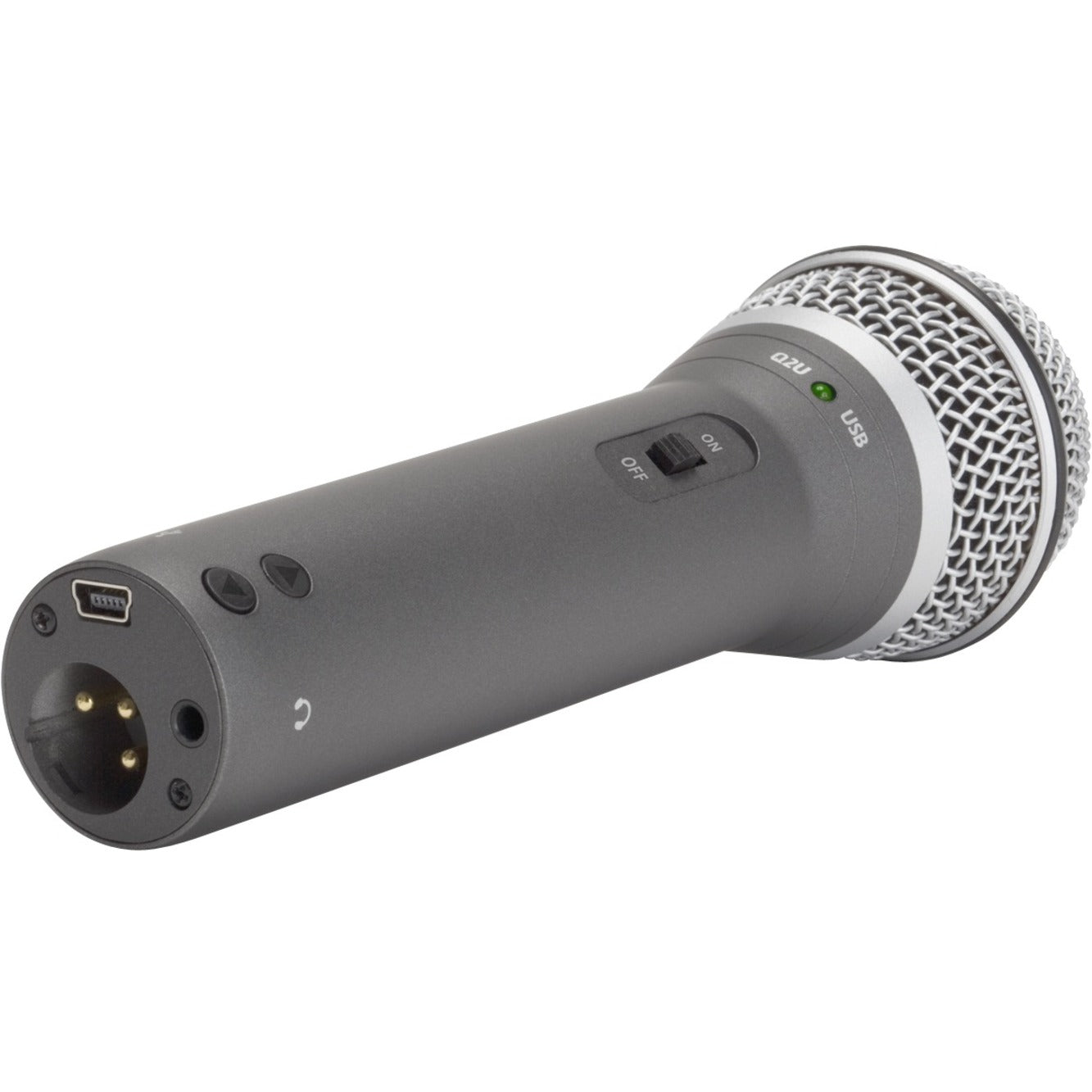 Samson Q2U Microphone with Headphones and Windscreen