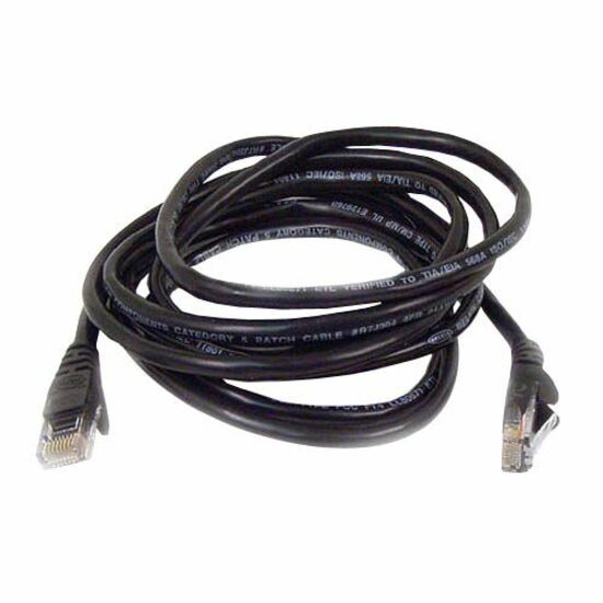 Belkin 3-foot black Cat5e network patch cable with RJ-45 connectors and snagless boots