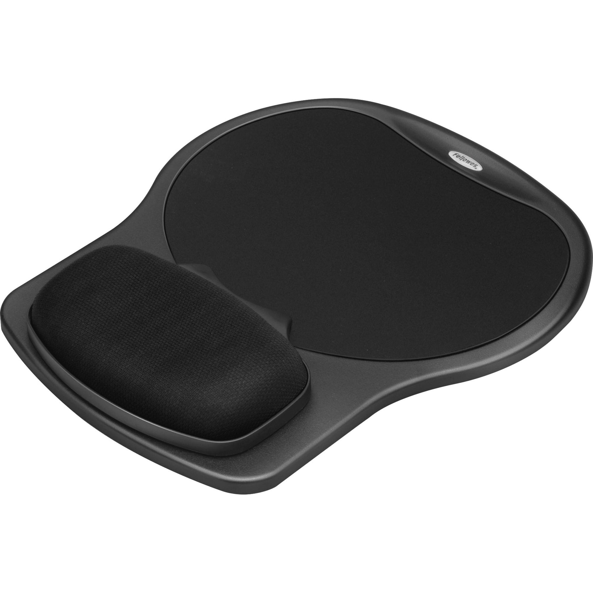 Fellowes 93730 Easy Glide Gel Wrist Rest/Mouse Pad Morbido Ergonomico Confortevole Sollevatore di Pressione Scorrevole Durevole