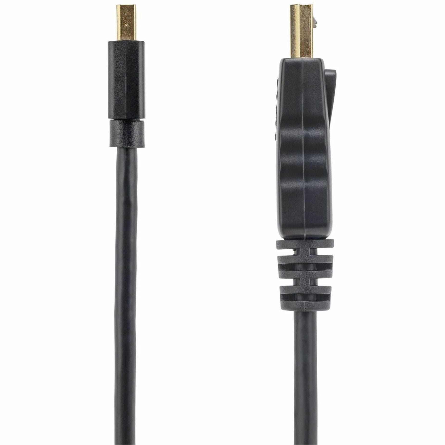 StarTech.com MDP2DPMM6 6 pi Mini DisplayPort à DisplayPort 1.2 Câble d'adaptateur M/M 4k DisplayPort/Mini DisplayPort Câble A/V