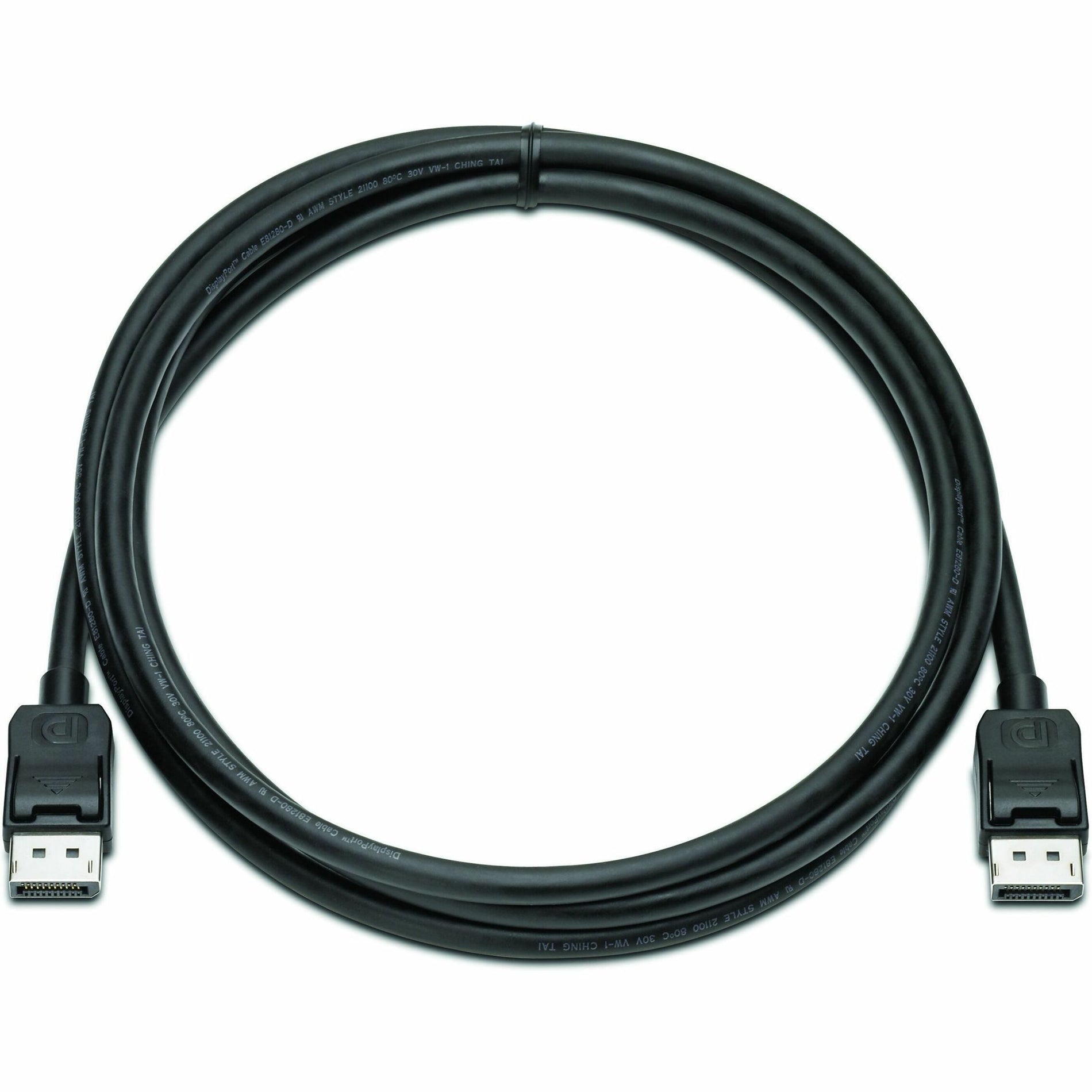 品牌名称：HP 数码音视频电缆，6.60英尺，铜导体，黑色