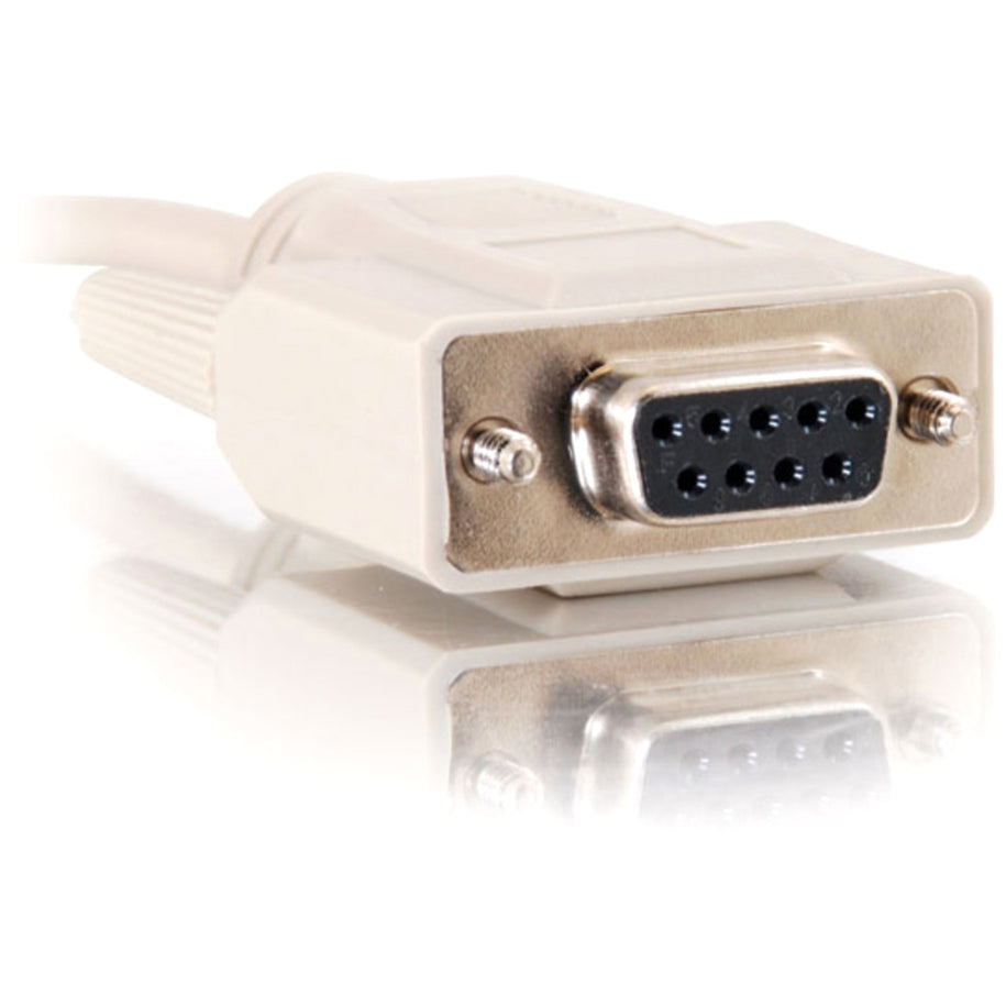 C2G 02695 DB9 Extension Cable, 10ft, Fully Shielded, Beige