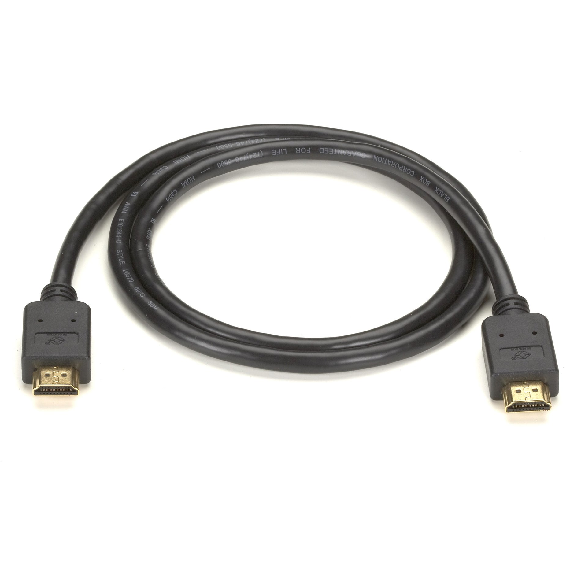 Black Box EVHDMI01T-001M HDMI-Kabel 3.28 ft geformt Litze Kupfer geschirmt vergoldet