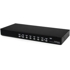 StarTech.com 8-Port USB KVM Switch, 1U Rackmount, OSD Control, 1920x1440 Resolution, TAA Compliant, Supports 8 Computers, Daisy Chain to 64 PCs - SV831DUSBU (3 Year Warranty)