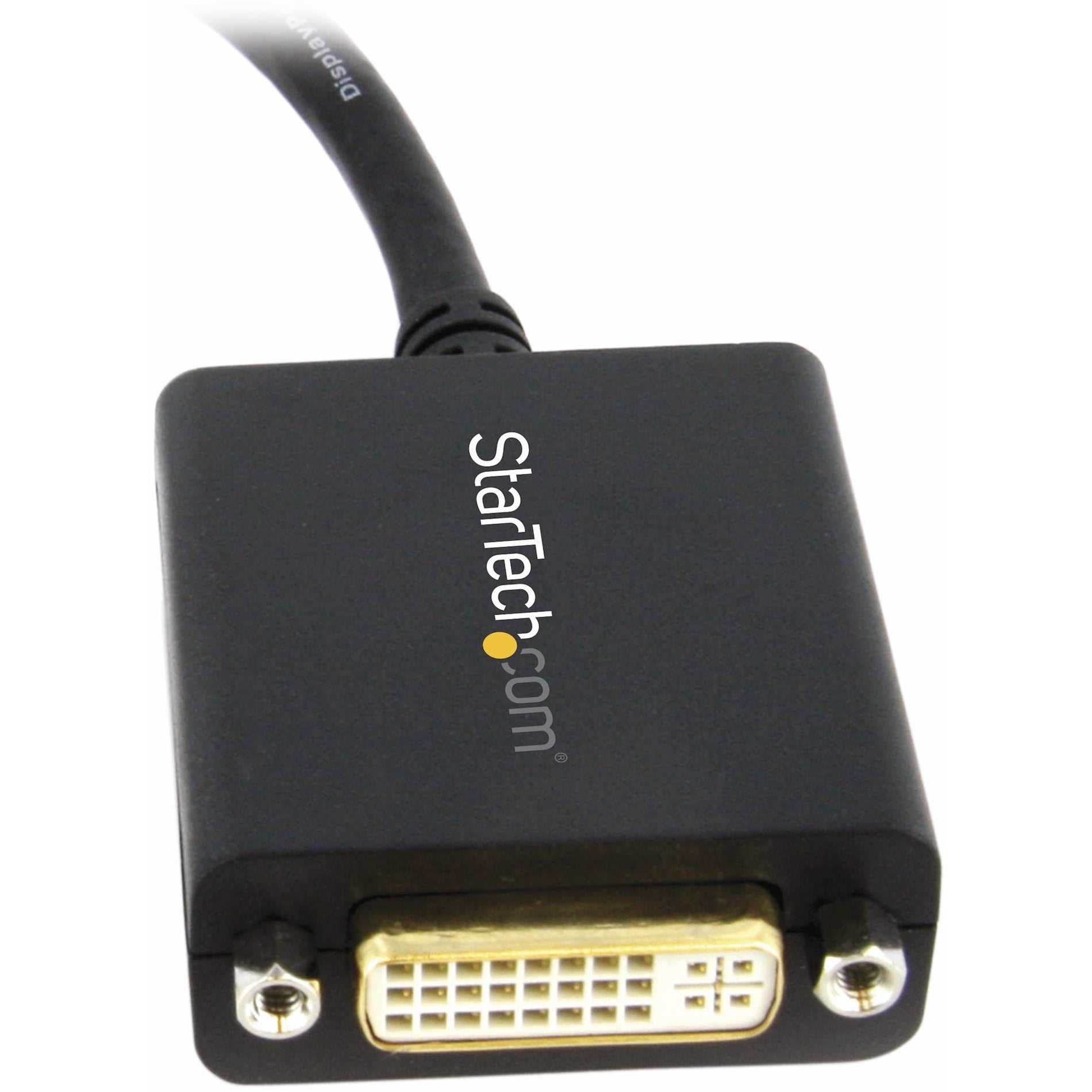 StarTech.com DP2DVI2 DisplayPort to DVI Video Adapter Converter, Passive, HDCP 1.4, Black