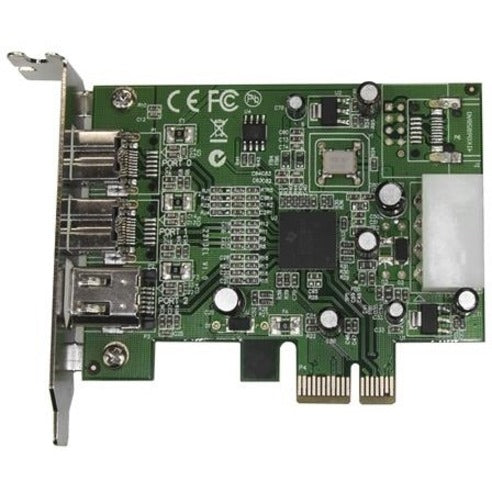 StarTech.com PEX1394B3LP 3 Port 2b 1a Low Profile 1394 PCI Express FireWire Card Adapter FireWire-Anschlüsse zu Ihrem PC oder Mac hinzufügen