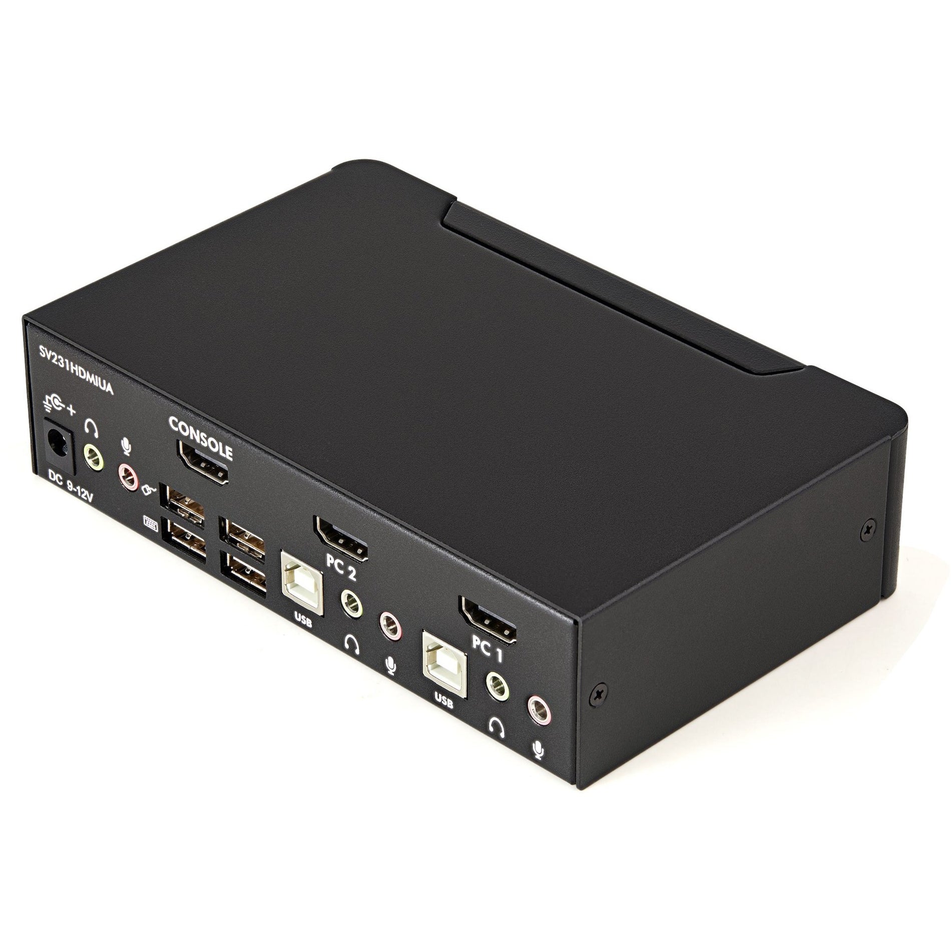 StarTech.com SV231HDMIUA 2-Port USB HDMI KVM Switch mit Audio und USB 2.0 Hub Share Peripherals and Display zwischen Spielekonsole und PC