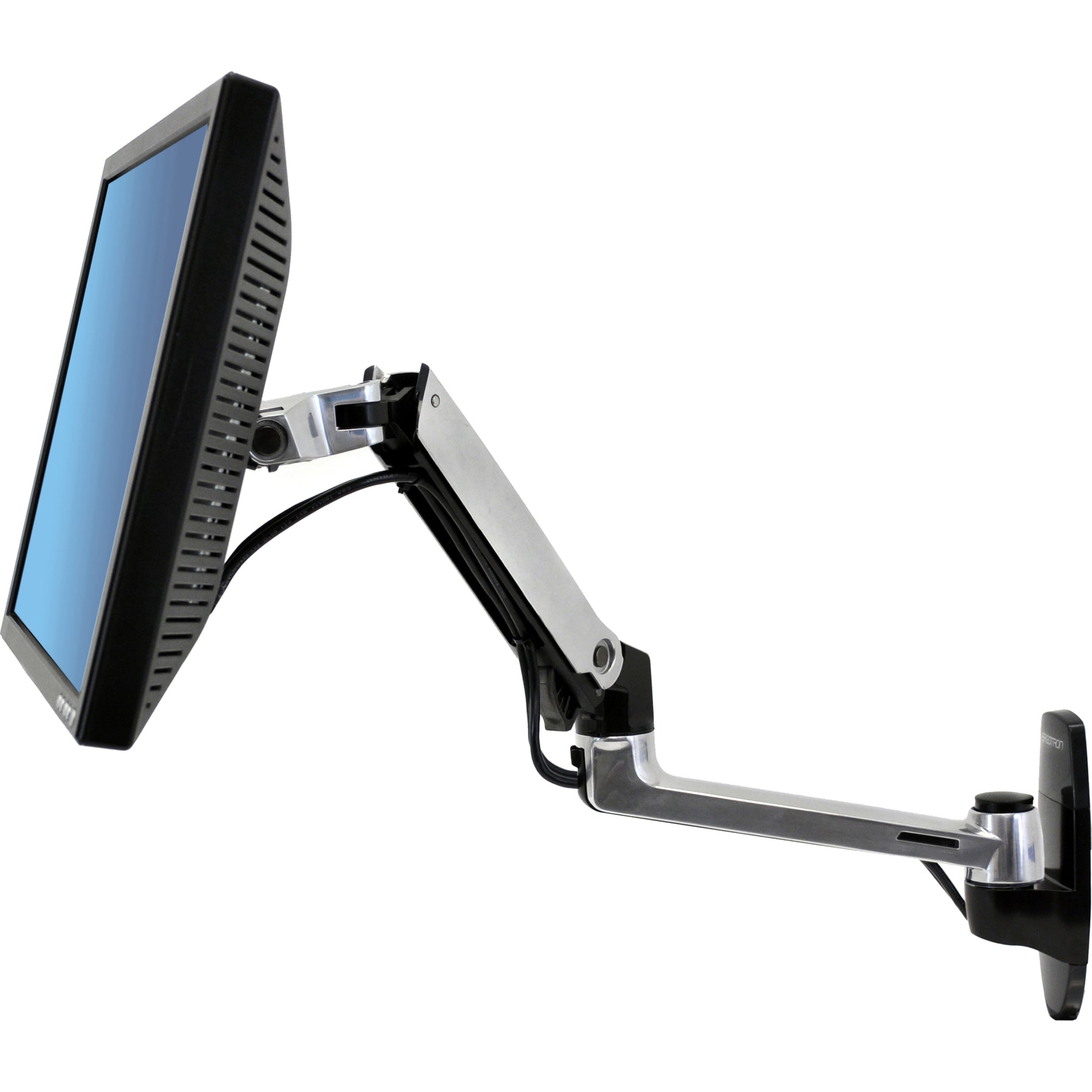 Ergotron 45-243-026 LX Wall Mount LCD Arm, Mounting Arm for Flat Panel Display