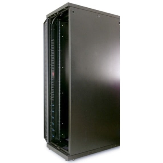 Side angle view of APC AP7540 PDU highlighting vertical mounting features and slim profile