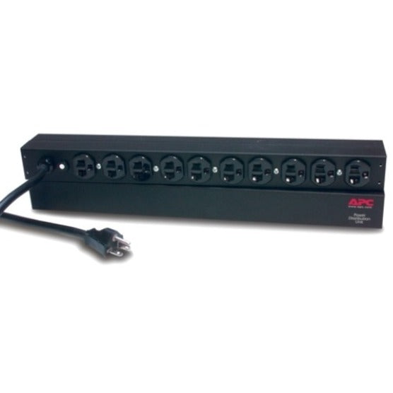 Detailed view of APC AP9563 Basic Rack PDU emphasizing build quality and outlet construction