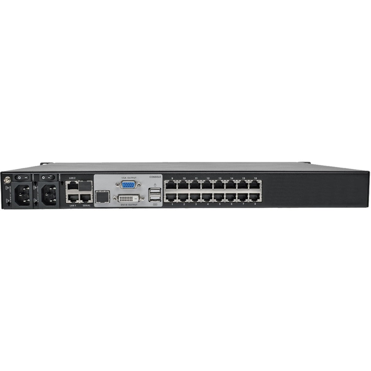 Tripp Lite B064-016-02-IPG NetDirector KVM Switchbox, 16 Port, USB/PS/2, Rack-mountable