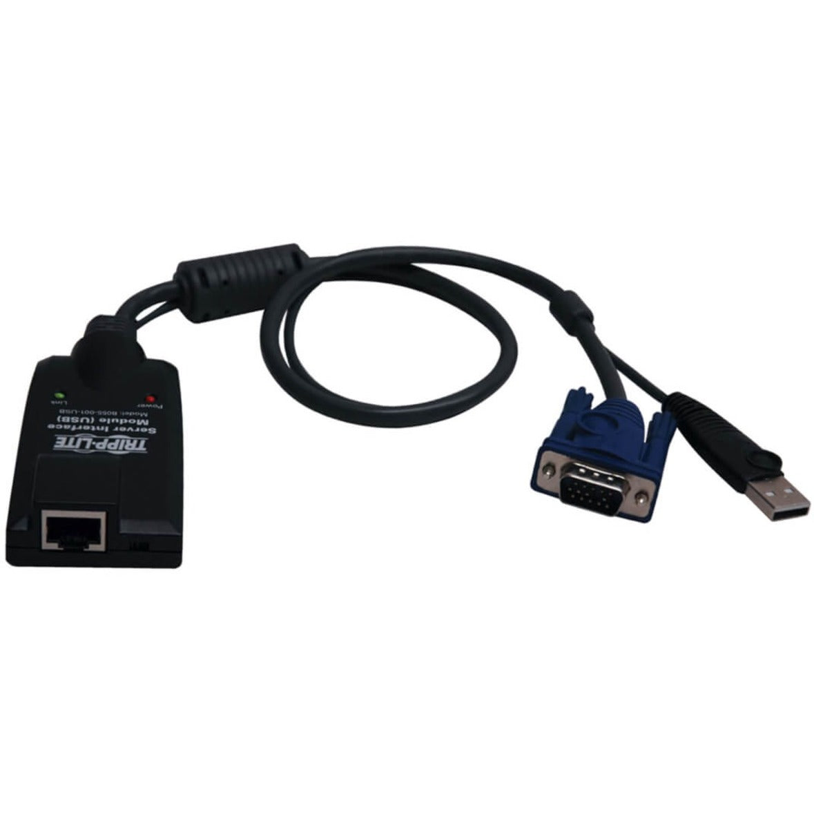 Tripp Lite B055-001-USB-V2 NetDirector Server Interface Module Cable Adapter Data Transfer Cable