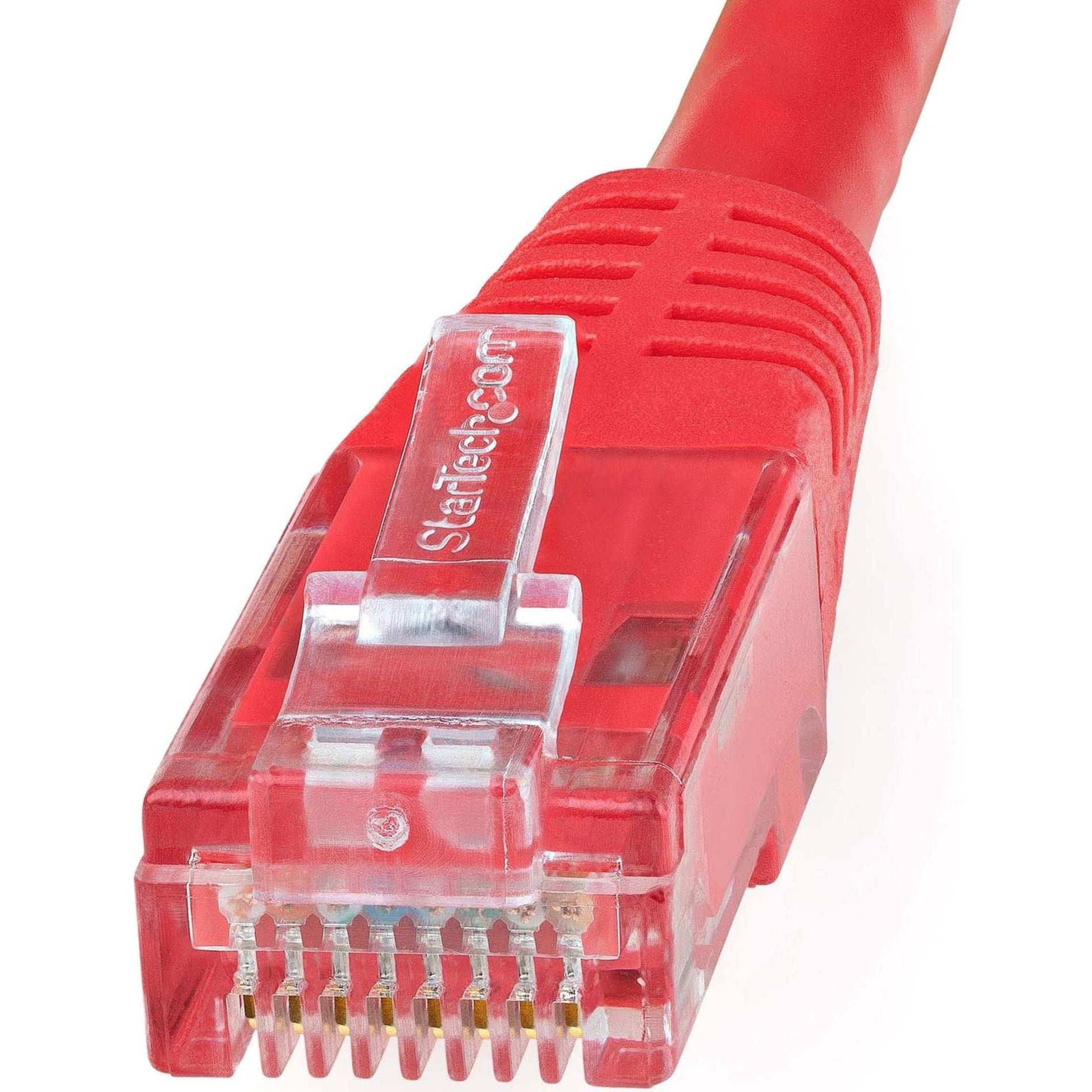 StarTech.com C6PATCH10RD 10ft Red Cat6 UTP Patch Cable ETL Verified, Molded, PoE, Strain Relief, Damage Resistant, Corrosion Resistant