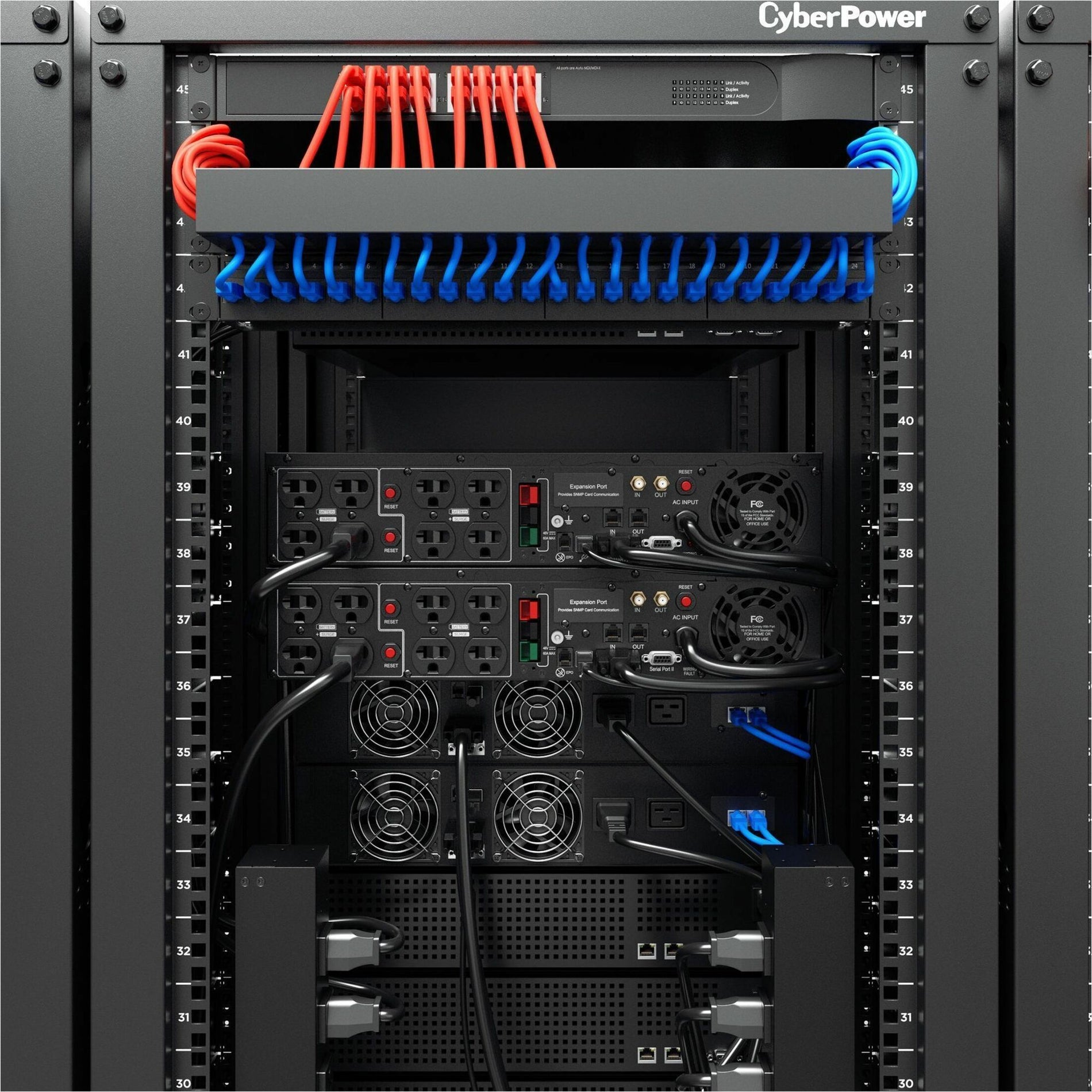 CyberPower OR2200LCDRTXL2U Intelligente App LCD USV-Systeme 2190 VA Tower/Rack-montierbare USV