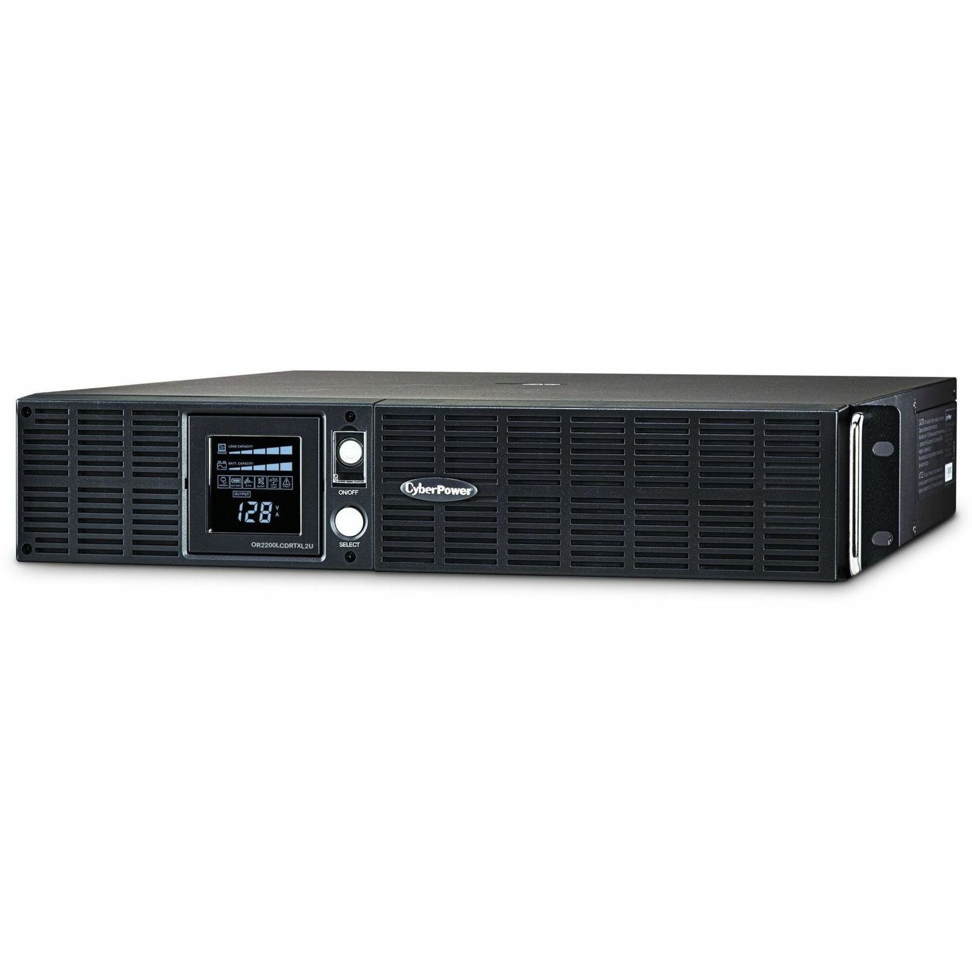 サイバーパワー OR2200LCDRTXL2U スマートアプリ LCD UPS システム、2190 VA タワー/ラックマウント可能 UPS CyberPower サイバーパワー