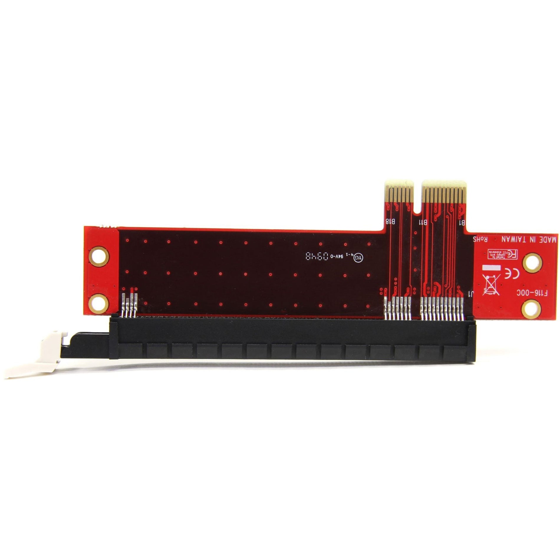 StarTech.com PEX1TO162 PCI Express X1 to X16 LP Slot Extension Adapter Expand Your PCIe Slots Easily  스타테크닷컴 PEX1TO162 PCI 익스프레스 X1에서 X16 LP 슬롯 확장 어댑터 PCIe 슬롯을 쉽게 확장하세요