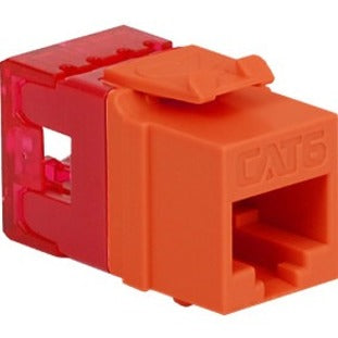 ICC IC1078F6OR Cat 6 HD Modular Connector, Orange - High-Quality Network Connector for Fast and Reliable Connections