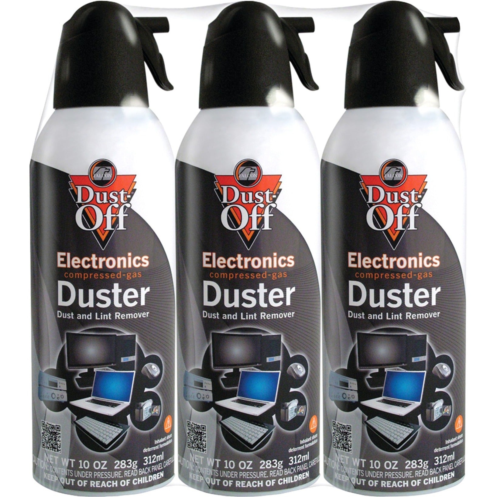 Dust-Off DPSXL3 10 oz. Einweg-Duster - 3er-Pack Luftduster