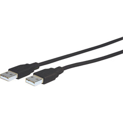 USB2AAMF3ST USB 20 Een mannelijke naar een vrouwelijke kabel 3ft Spanningsontlasting Gevormd 480 Mbit/s Gegevensoverdrachtsnelheid