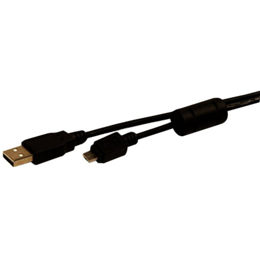 Comprehensive USB2AMCB6ST USB 2.0 A to Micro B Cable 6ft., Strain Relief, Molded, 480 Mbit/s Data Transfer Rate