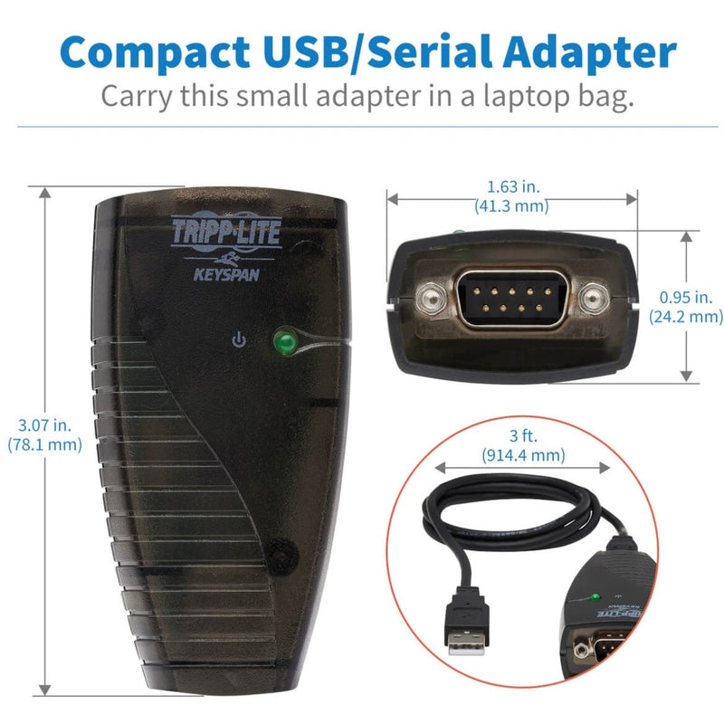 Dimensional specifications of USA-19HS adapter