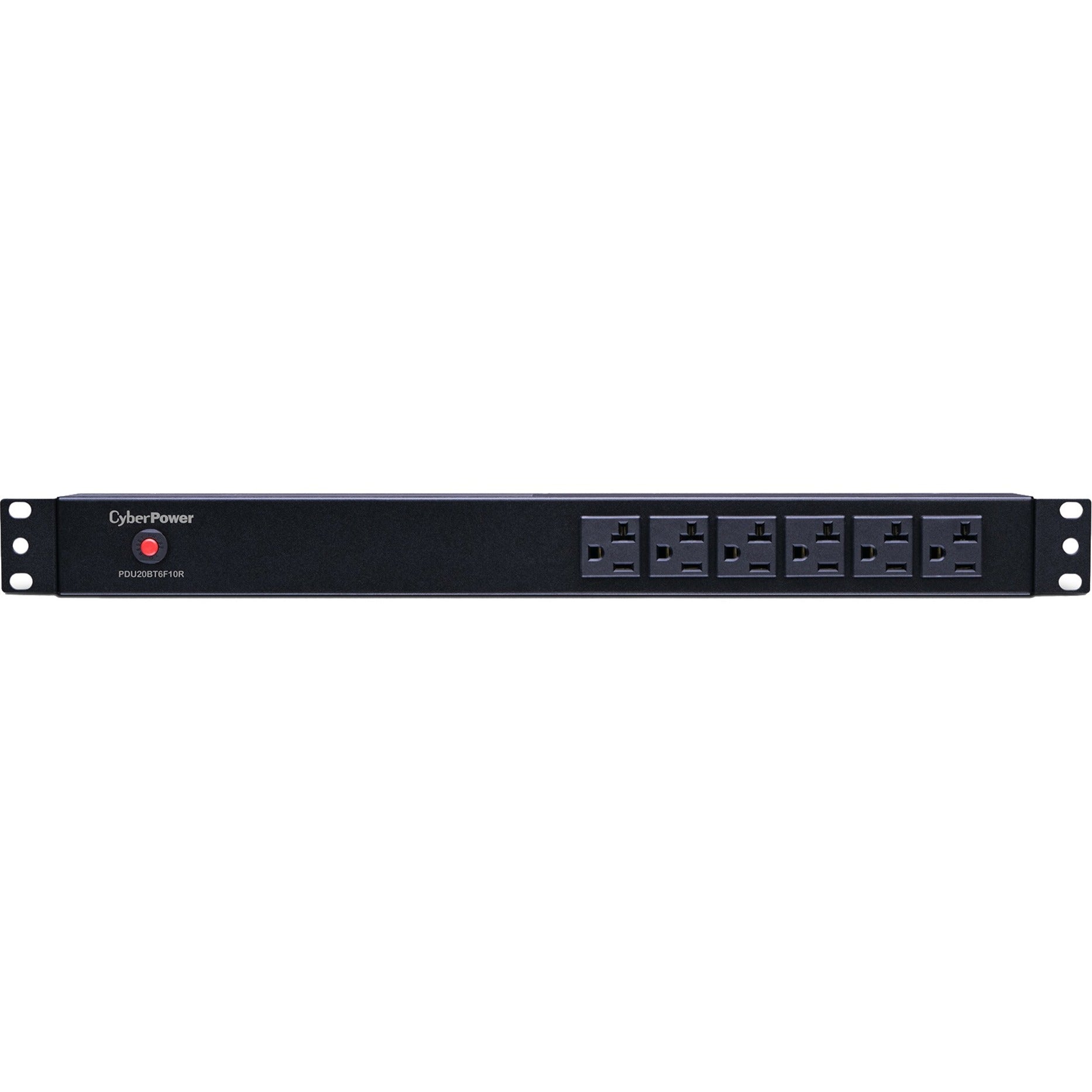 CyberPower PDU20BT6F10R Basic PDU, 16-Outlets, 120V AC, Rack-mountable