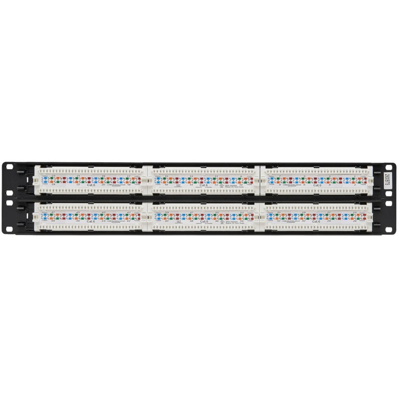 Detailed view of N252-048 termination system showing color-coded wiring interface