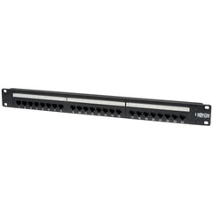 Tripp Lite N252-024 24 Port Cat6 Netzwerk Patchpanel Farbcodierte Beschriftung Metallrahmen