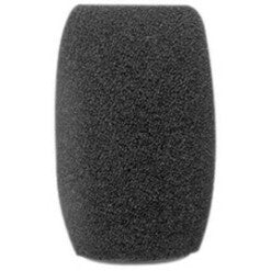 Black foam windscreen for Shure microphones showing textured surface and cylindrical shape-alternate-image1