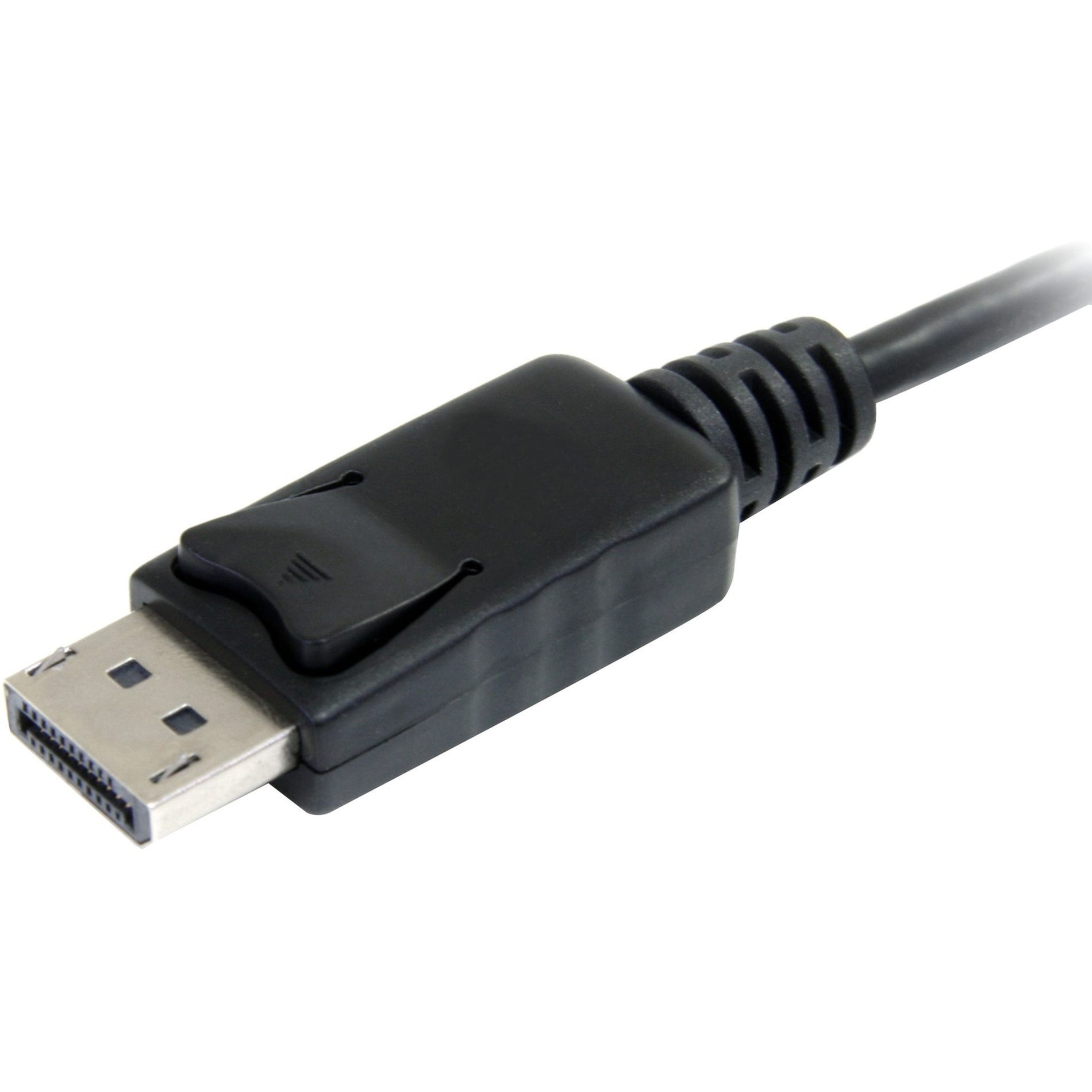 Marca: StarTech.com Adaptador de cable de DisplayPort a Mini DisplayPort de 6 pulgadas Conector de cierre Alivio de tensión Moldeado