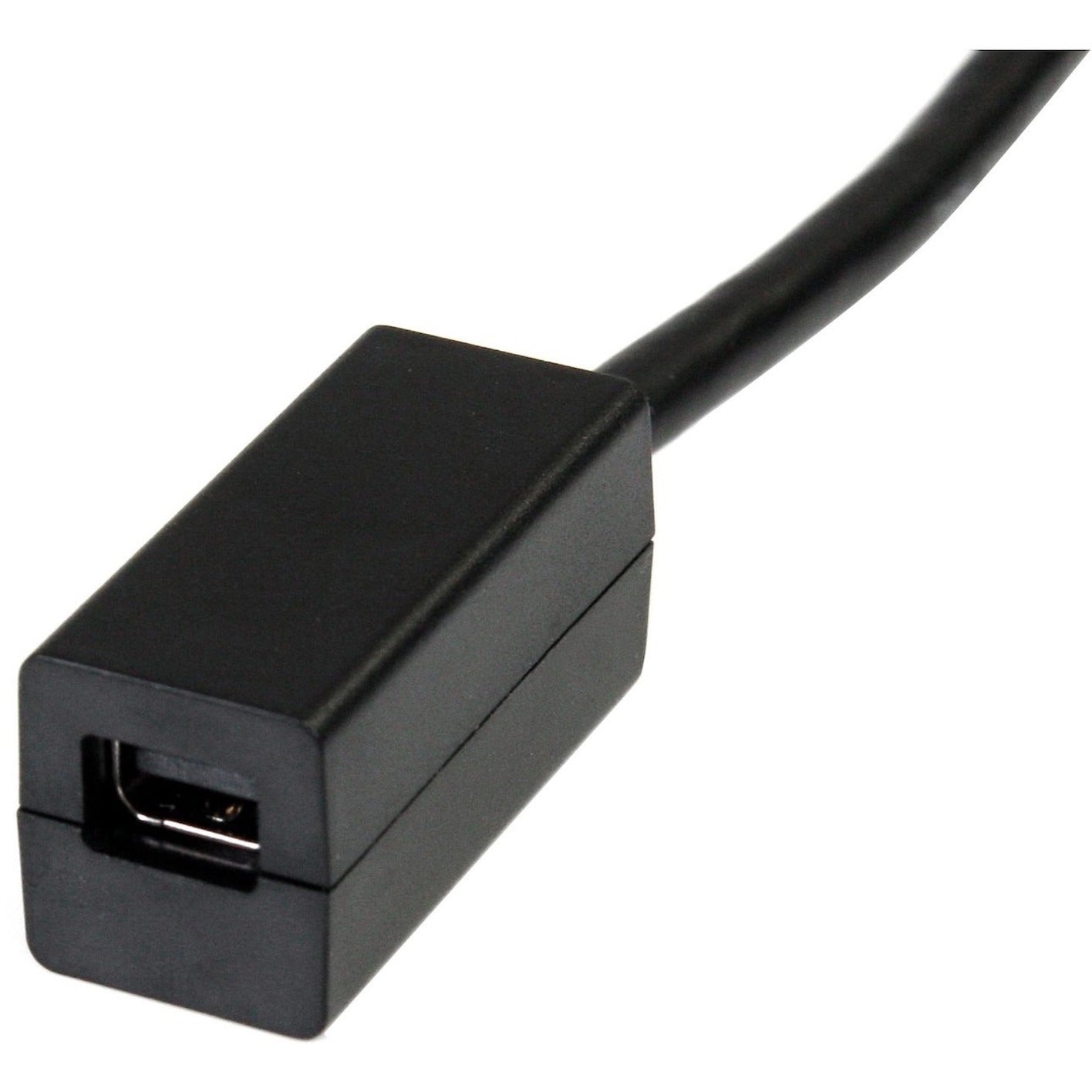 StarTech.com DP2MDPMF6IN 6in DisplayPort to Mini DisplayPort Cable Adapter, Latching Connector, Strain Relief, Molded