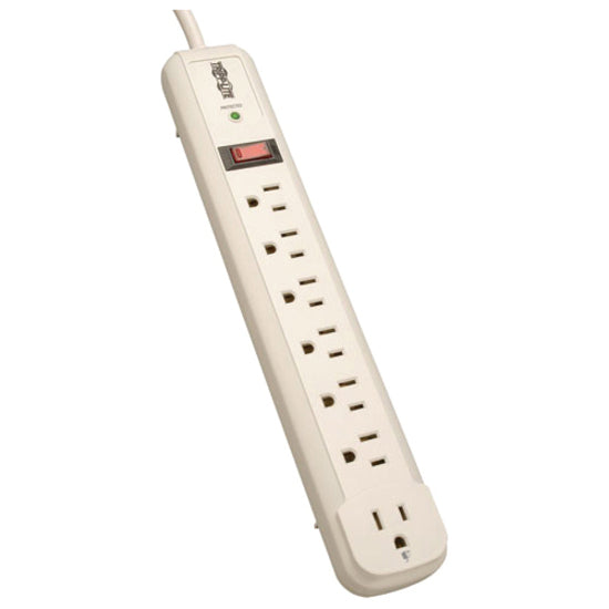 Tripp Lite TLP74R Protect It! 7-Outlet Surge Suppressor, 125V AC, 1080J