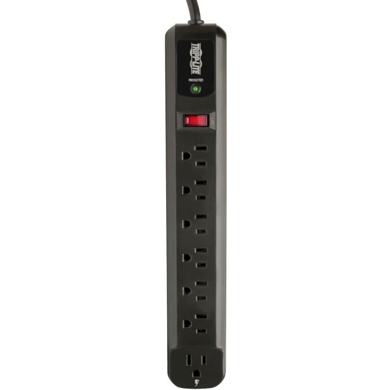 Tripp Lite TLP74RB Protect It! 7-outlet Surge Suppressor, 1080J, 5-Year Warranty