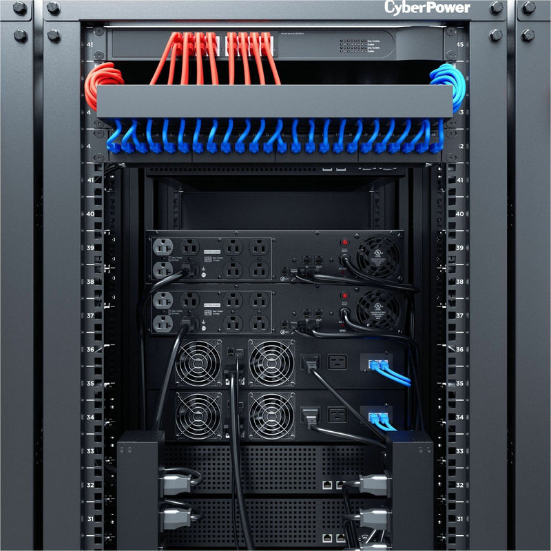 Installation example of CyberPower OR2200PFCRT2U in enterprise rack environment