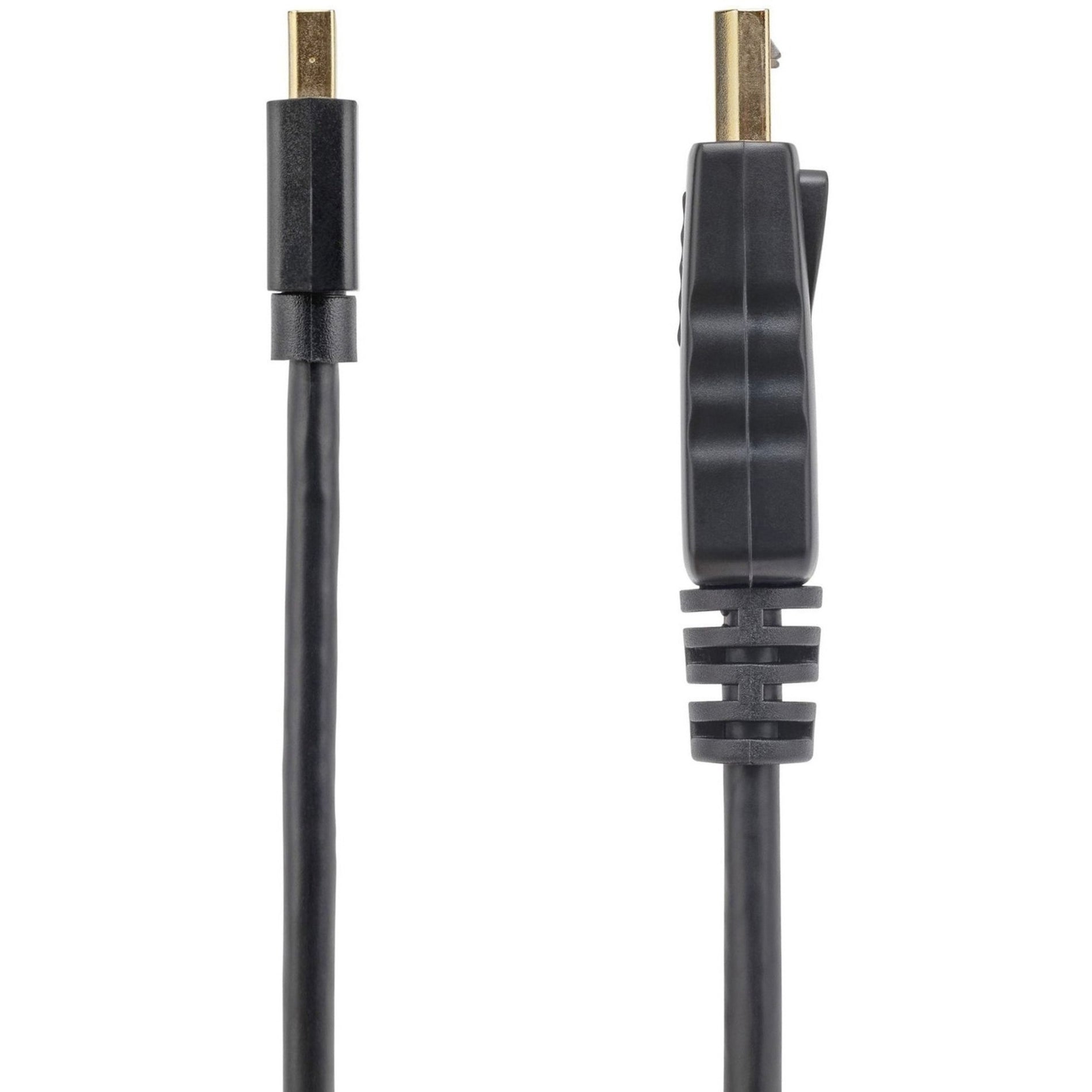星特科技  MDP2DPMM10 10 英尺 迷你 DisplayPort 至 DisplayPort 1.2 适配器电缆 M/M 4k DisplayPort/Mini DisplayPort 电缆 10 英尺长度