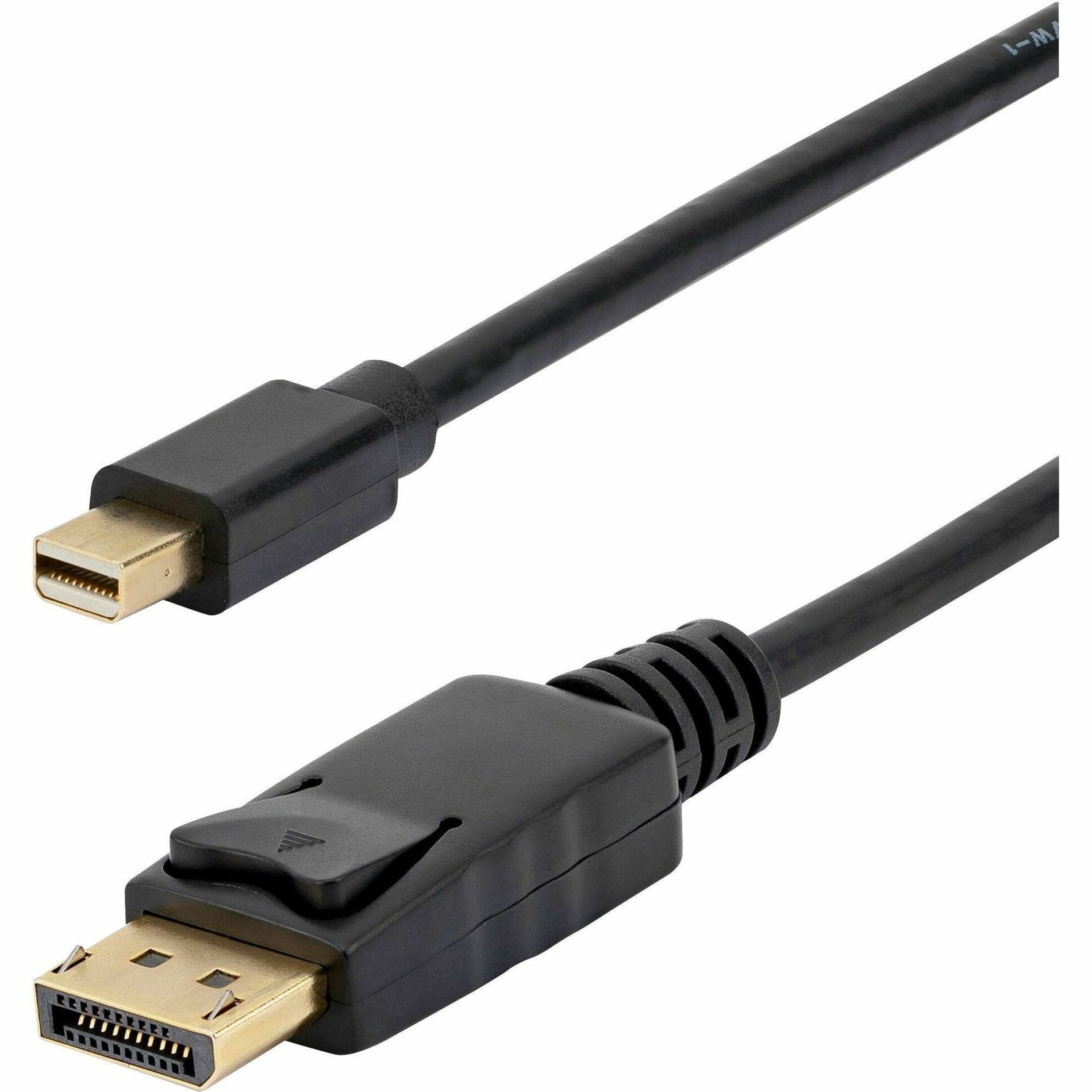 StarTech.com MDP2DPMM10 10 ft Mini DisplayPort to DisplayPort 1.2 Adapter Cable M/M, 4k DisplayPort/Mini DisplayPort Cable, 10ft Length