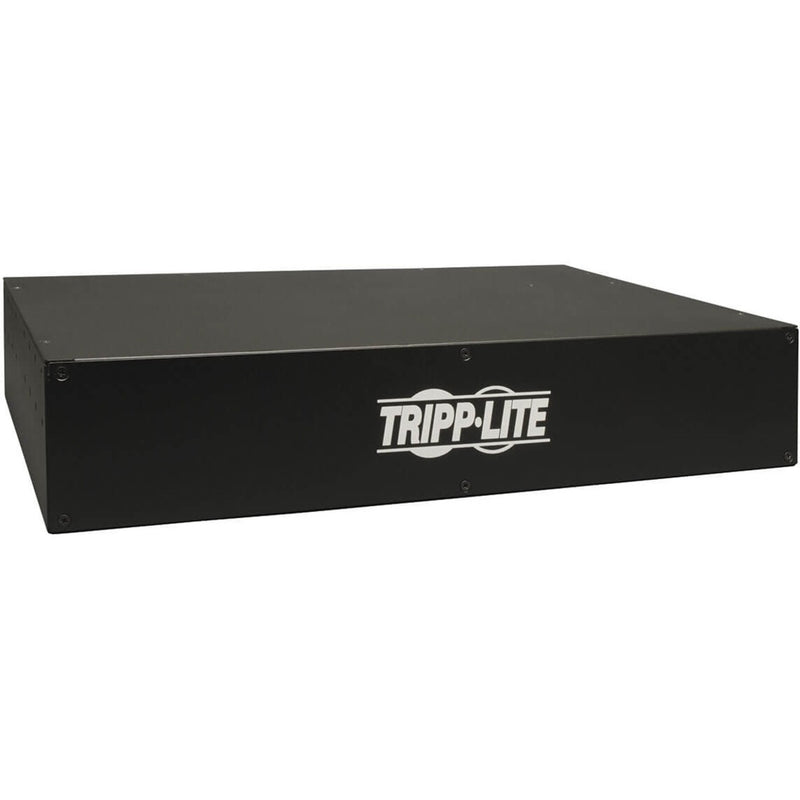 Side view of PDU showing Tripp Lite branding and metal construction