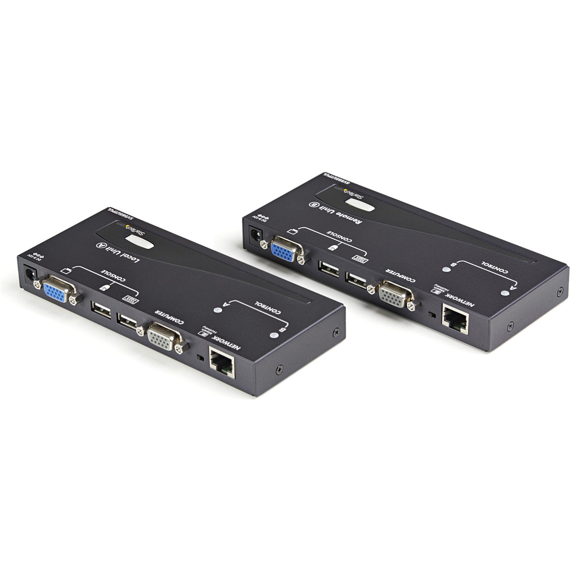 品牌名称：StarTech.com USB VGA KVM控制台通过Cat5 UTP延长器1000英尺，将USB和VGA信号延长1000英尺