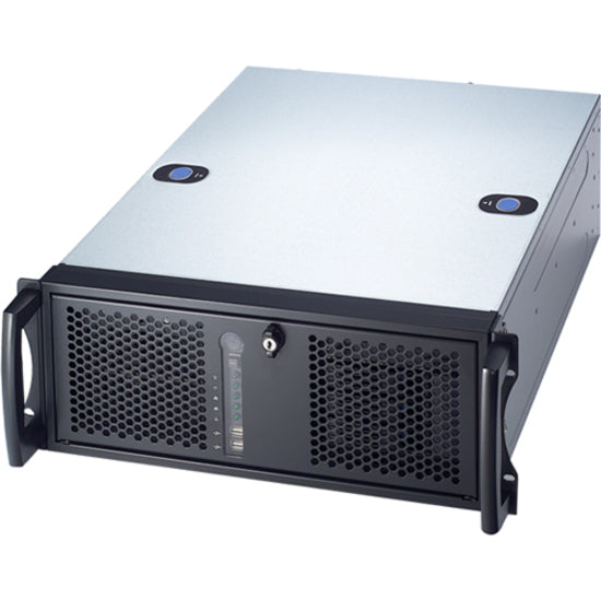 Chenbro RM42200-1 Rackmount Enclosure, 4U Server Case, 8 Expansion Bays, Redundant Power Supply