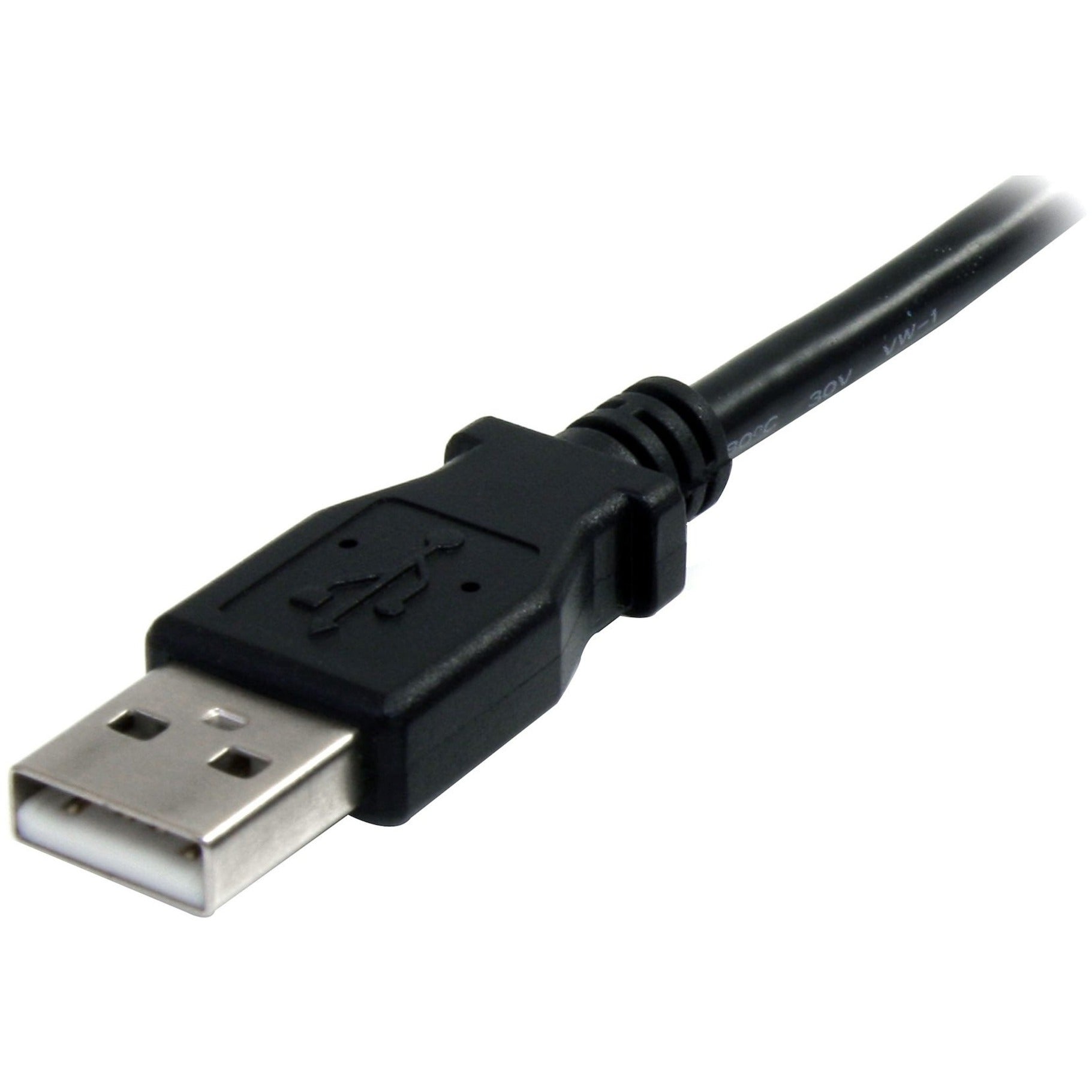 StarTech.com كابل تمديد USB 2.0 أسود بطول 3 أقدام A إلى A - ذكر/أنثى، مرن، مصبوب، إغاثة الإجهاد، سرعة نقل البيانات 480 ميغابت في الثانية