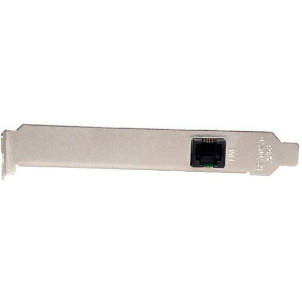 Profile view of USR5638 modem bracket showing single RJ-11 port