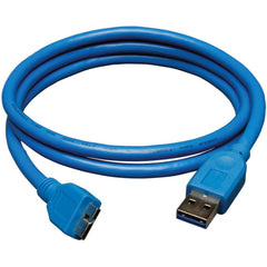 Tripp Lite U326-003 Super Speed USB Kabeladapter 3 ft Kobberleder Blå.